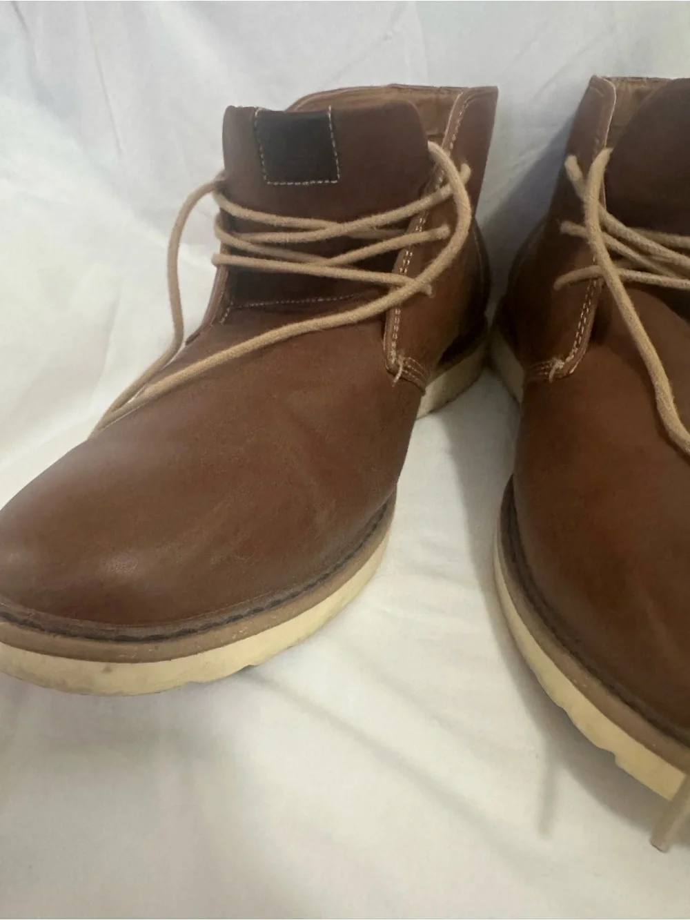 Aldo Brown Leather Chukka Boots